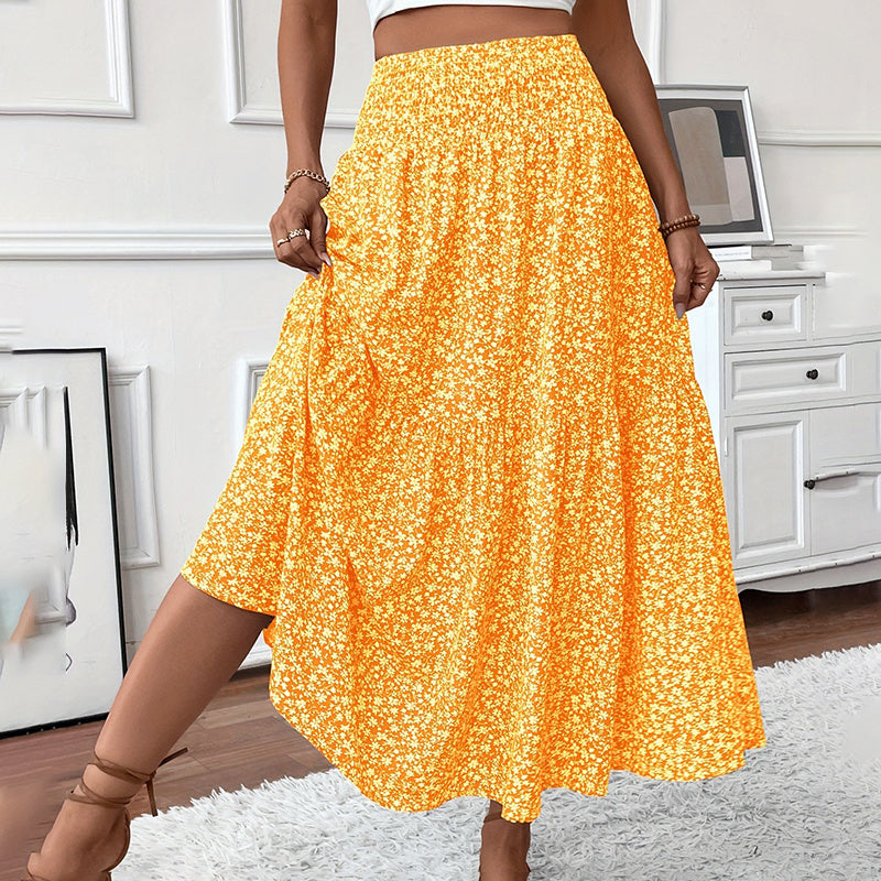 Professional Elegant Suede Fringe Rivet Short Skirt - Polyester Elastane (90%/10%, Brown, S-XL)