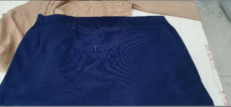 New Sweater Women Knitted Sweater Round Neck Bottoming Shirt