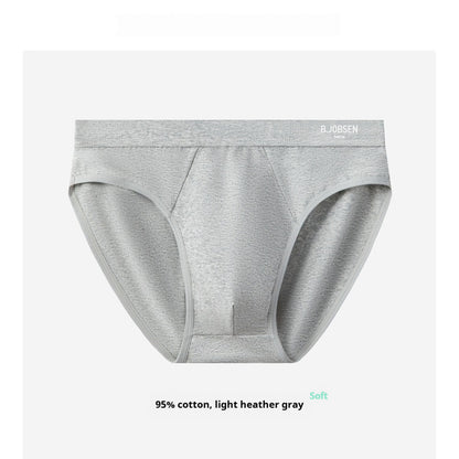 Mens Breathable Cotton Briefs With An Antibacterial Cotton Crotch