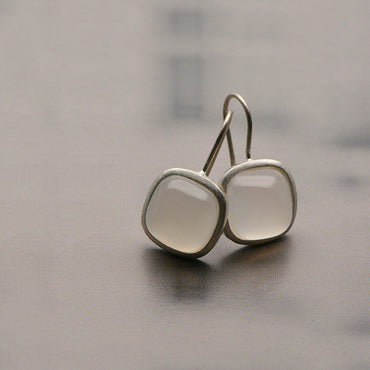 Female Fashion Geometry Pattern Square Ear Studs