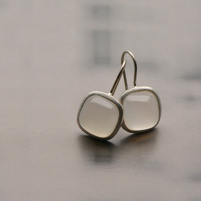 Female Fashion Geometry Pattern Square Ear Studs