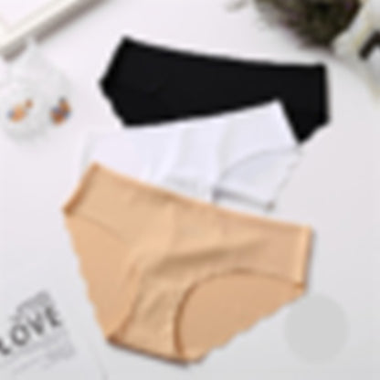 Women Ultra-thin Underwear Seamless Panties Low-Rise Briefs