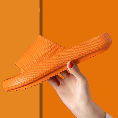 New Household Foot Feces Slippers Female Bathroom Bathing Couple Home Sandals And Slippers Male Summer Outer Wear Thick