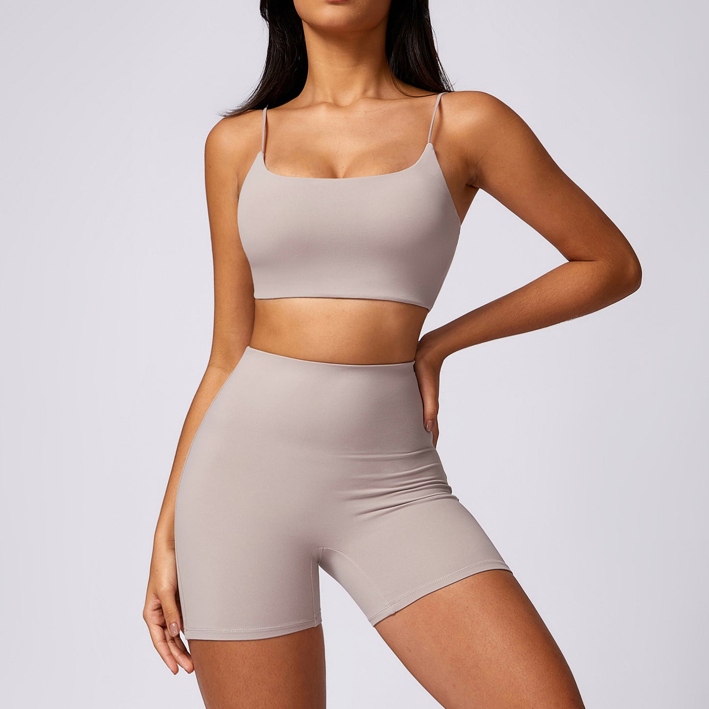 Quick-drying Tight Brushed Casual Running Workout Exercise Outfit Women