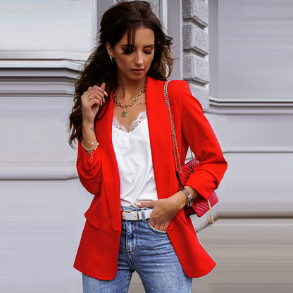 Elegant Blazer For Women - Loose Fitting, Stylish Design