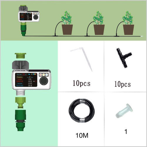 Dispositif d'arrosage automatique pour balcon de jardin, contrôleur d'irrigation goutte-à-goutte Intelligent, synchronisation