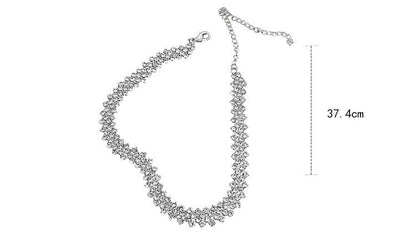 Full Rhinestone halsband Halsband Clavicle Chain halsband Fashion halsbande