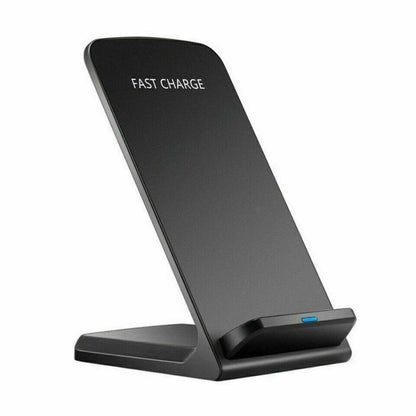 Fast Qi Wireless Charging Stand Dock Charger For IPhone 8 X XS 11 12 13 Pro Max