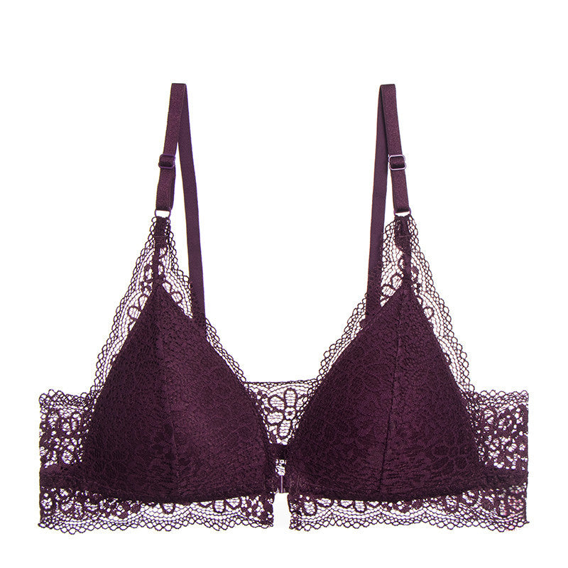 Lace Underwear Suit Women Thin Without Steel Ring
