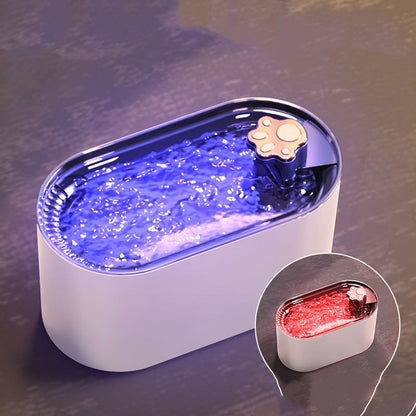 Filtre de fontaine d'eau pour chat 3L, abreuvoir automatique pour chiens et chats, distributeur d'eau ultra-silencieux avec lumière LED, produits pour animaux de compagnie