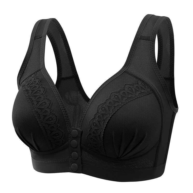 Bras For Women Front Closure Button Bra Wireless Bralette Push Up Brassiere Bra Tube Top Vest Underwear