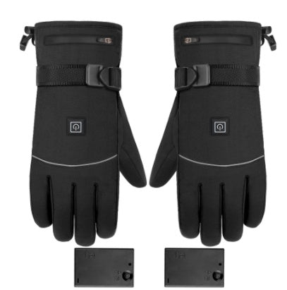 Gants chauffants électriques d'hiver, gants pour moto à écran tactile