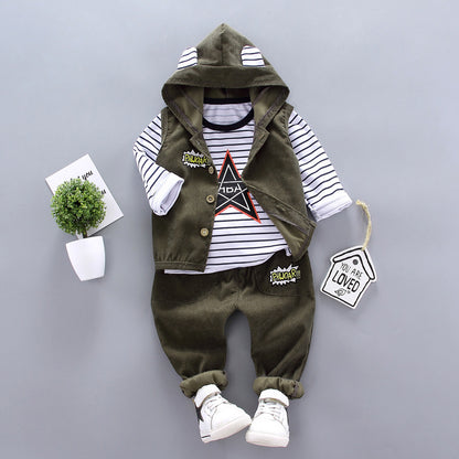 Boys' Autumn Three-Piece Suits