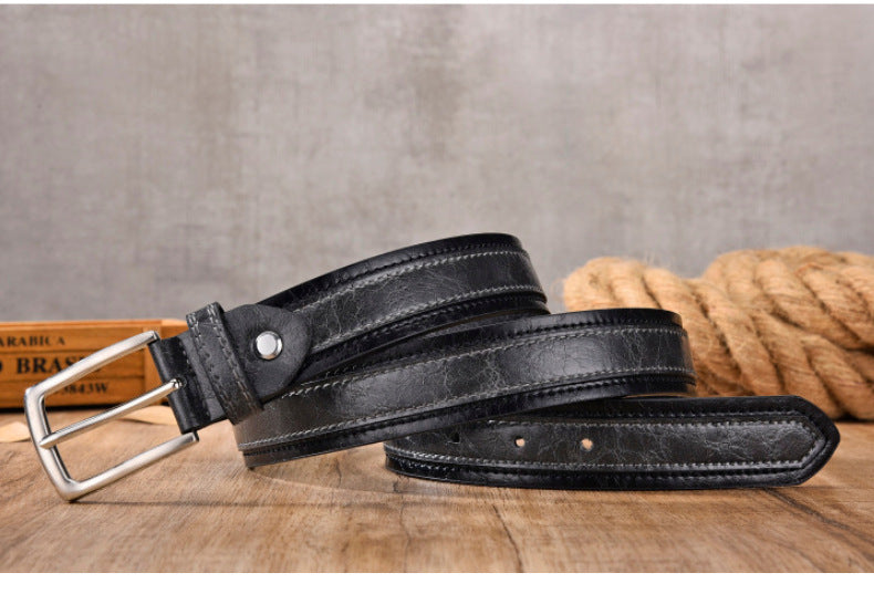 Men's Color Matching Casual Belt - Coordinated Style