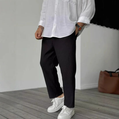 Hong Kong Style Loose Straight Sports Casual Pants
