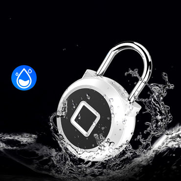 Fingerprint Lock Smart Keyless Lock IP65 Waterproof Anti-Theft Security Padlock Door Luggage Case PadLockS