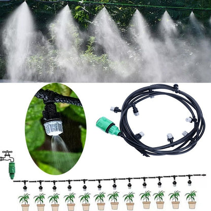 Ensemble de système de verdissement par brouillard d'eau pour tuyau d'irrigation de jardin