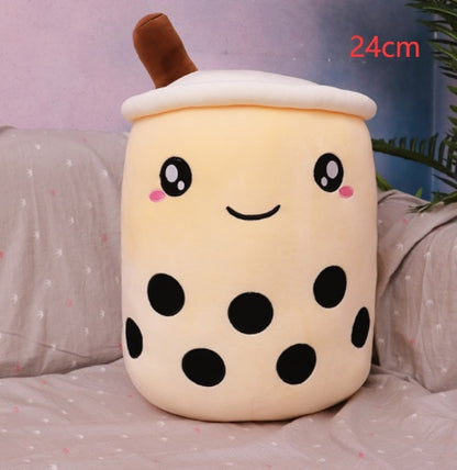 Pearl milk tea cup pillow