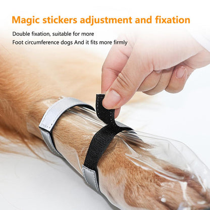 Chaussures imperméables pour animaux de compagnie anti-éclaboussures pour grands chiens