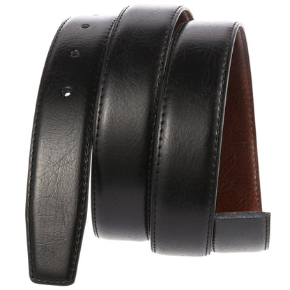 Men's Belt Strips Two-Layer Cowhide - Reinforced Protection