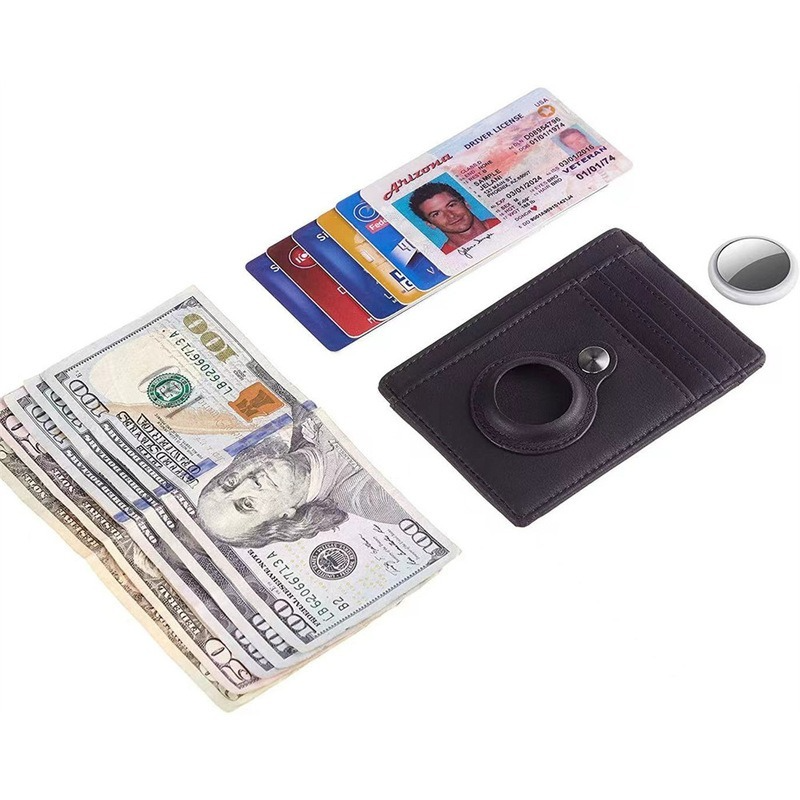 Card Holder Card Holder RFID Anti-theft Brush Tracker Bit Ultra-thin Male Wallet