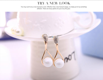 Jewelry Set Custom Pearl Earring Necklace