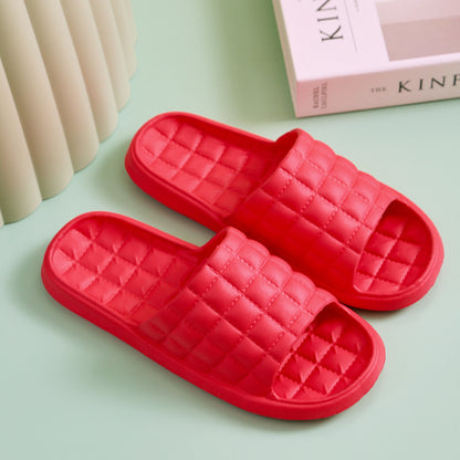 Couple Summer Slippers Bathroom Non-Slip Home Shoes Men And Women