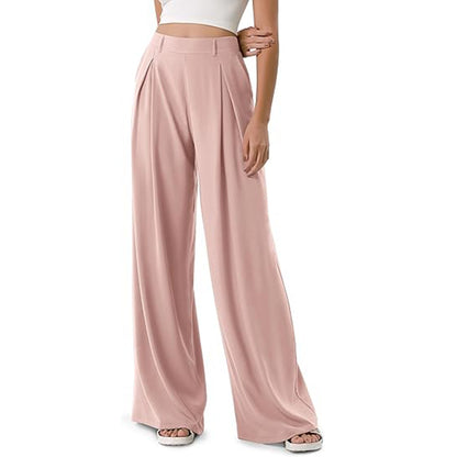 Straight Loose Workout Pants High Waist Commuter Women