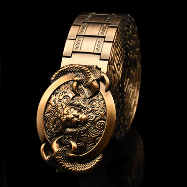 Men's Metal Stainless Steel Bodyguard Belt - Protective Fashion