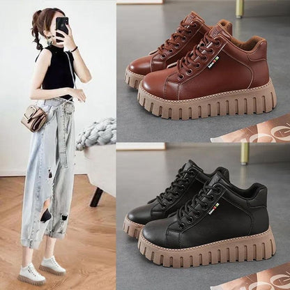 Women's Fashion All-matching Platform Shoes