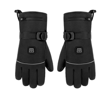 Gants chauffants électriques d'hiver, gants pour moto à écran tactile