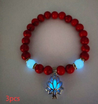 Energi Luminous Lotus Strand Pärla armbindel