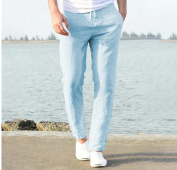 Men's Linen Summer Casual Fashion Pants