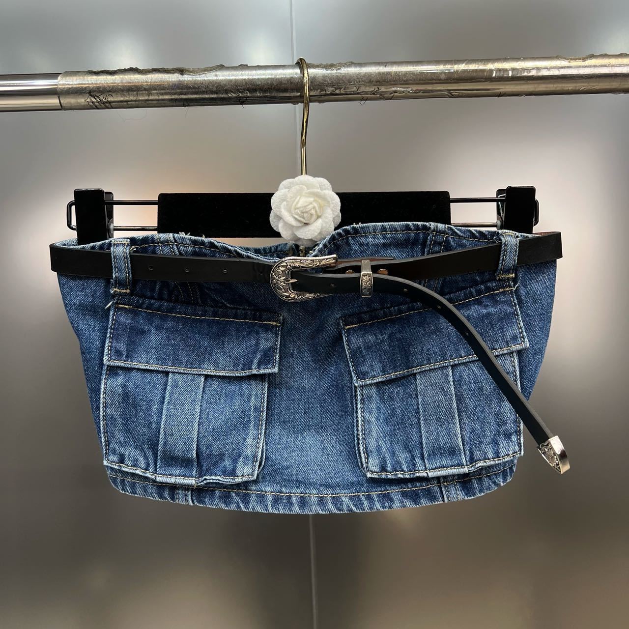 Cargo Pants Spice Girl Denim Suit