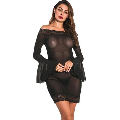 Underwear Nightdress Gown With Thong Women