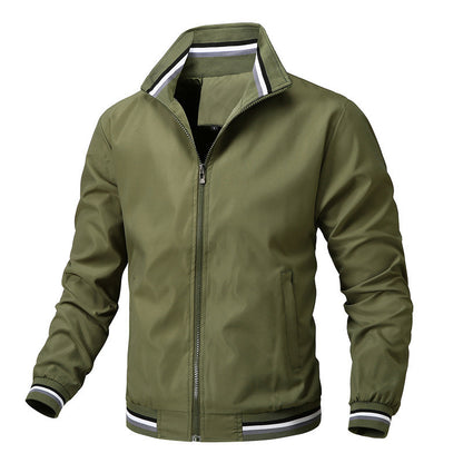 Sports Solid Color Jacket Men's