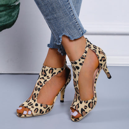 Women's Roman Style High Heel Peep Toe Sandals