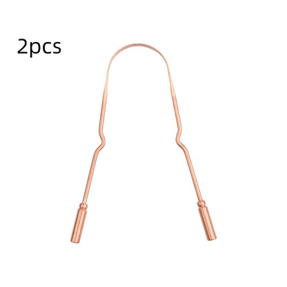 Tongue Cleaning Oral Care Tools All Copper Material