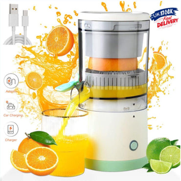 Elektrisk Citrus Juicer Juice Squeezer Portable Press Machine Fruktextraktor UK