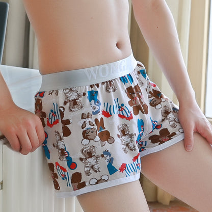Men's Cotton Breathable Plus Size Boxers Men