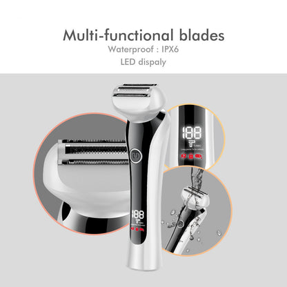 Professional Women's Electric Shaver - Portable Home Hair Removal Device