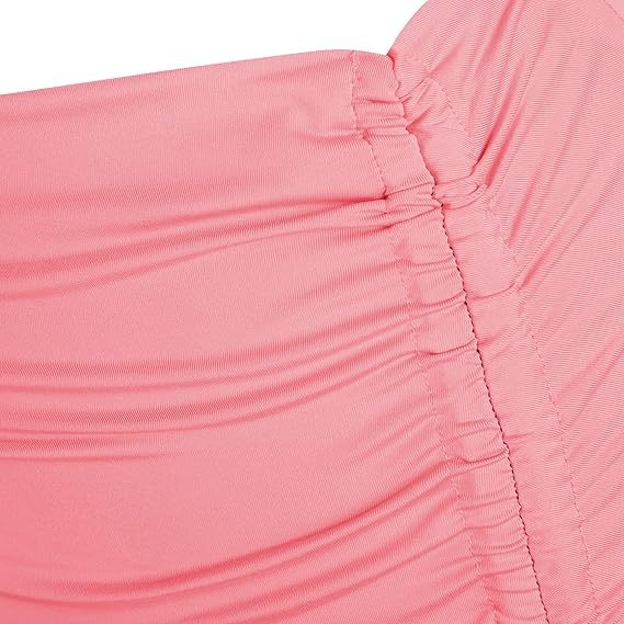 Professional Women's Sexy Ruched Midi Bodycon Skirt - Elasticity Tight Design (Casual Club Asymmetrical, High Stretch)