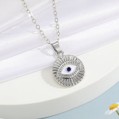 Collier Oeil de Palme Pour Femme