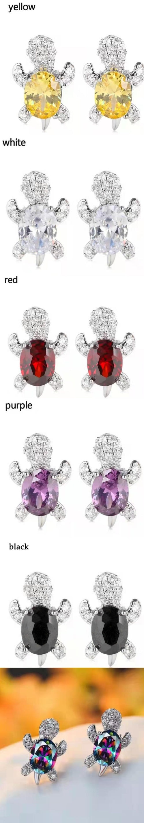 Cute Little Animal Niche Design Earrings Jewelry Stud Earrings