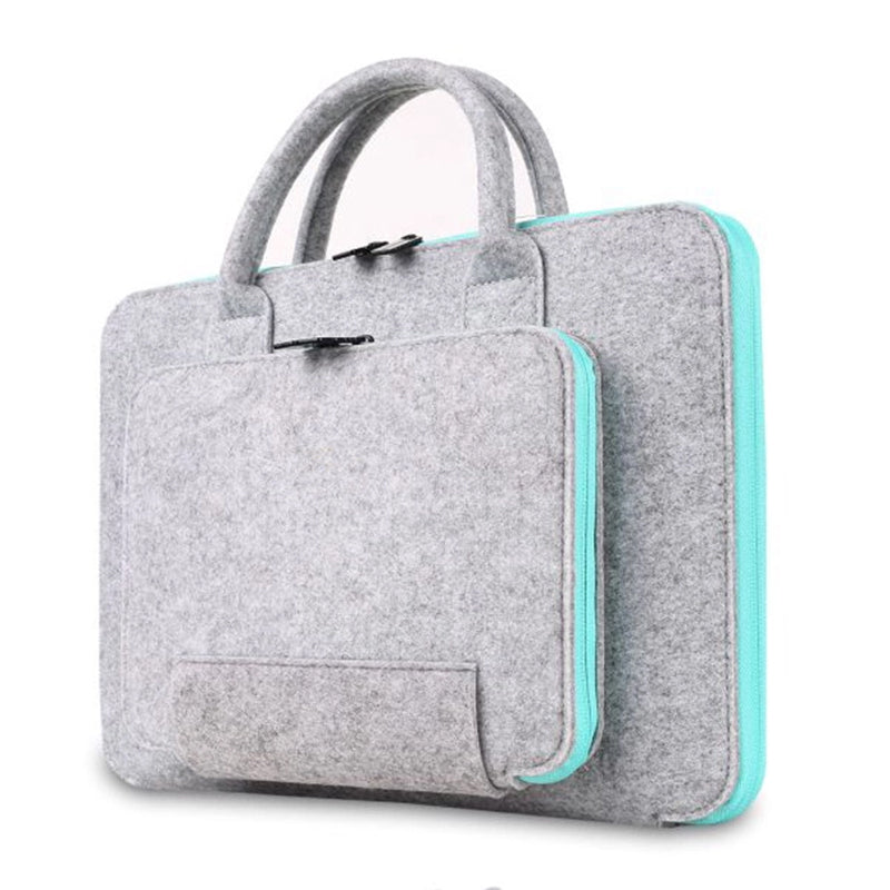 Sac d'ordinateur portable en feutre de mode multicolore portable