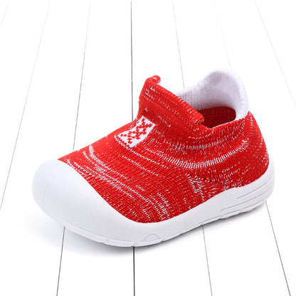 Spring Children\'s Single Shoe Soft Sole Walking Shoes Non Slip Breathable Baby Shoes