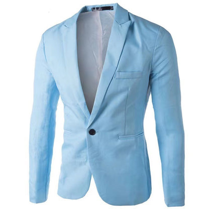 Fashion Men's Casual Single-breasted Small Suit