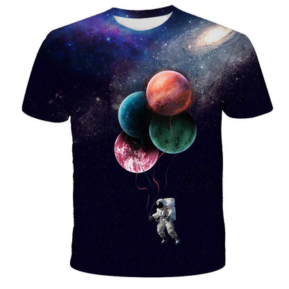 Astronaut T-shirt med digitaltryck