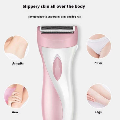 Versatile Electric Body Shaver - Multi-Zone Hair Removal for Women