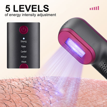 High-Capacity IPL Hair Removal - 100,000 Flash Professional System for All Genders